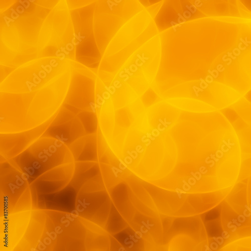Blurred Yellow Circles Background