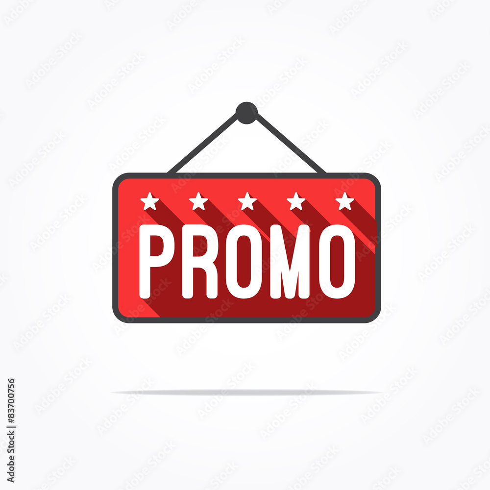 Promo Long Shadow Label