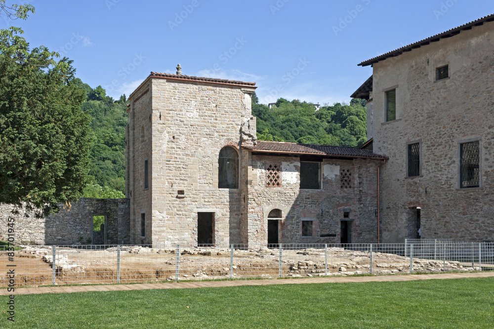 Ancient Abbey in Bergamo