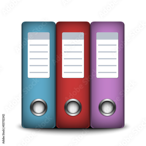 Ring binders icon