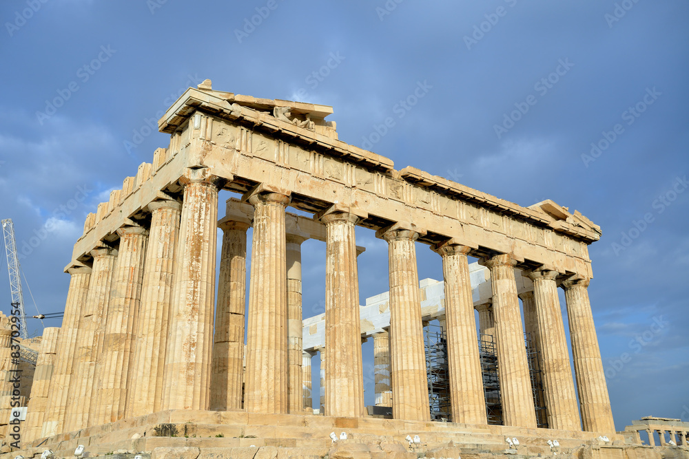 Parthenon on the Acropolis in Athens