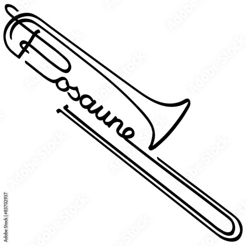 Posaune als Logotype