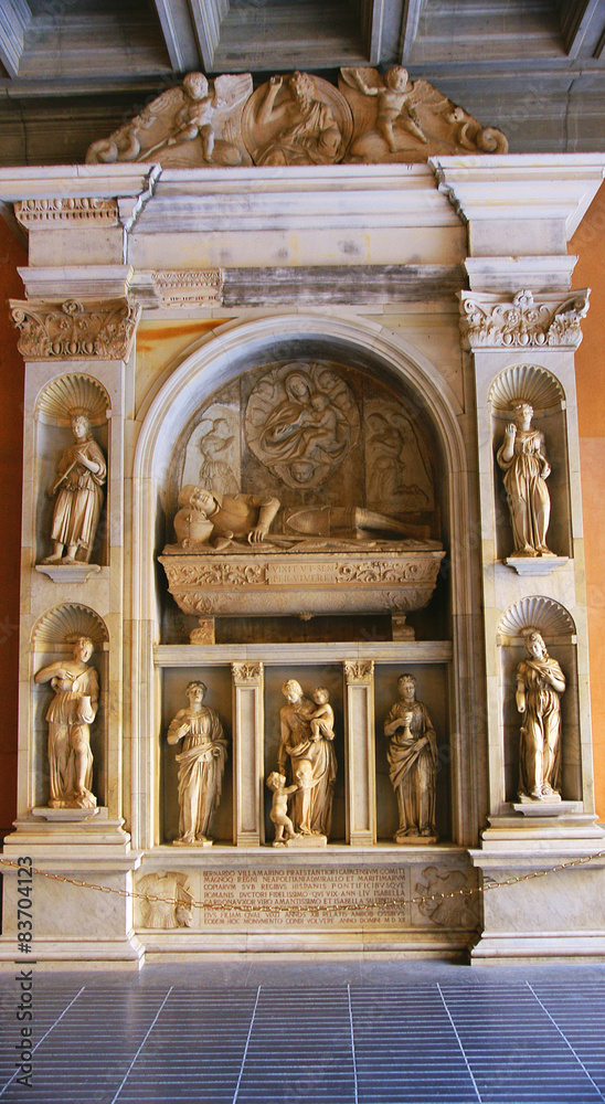 Fototapeta premium Sepulcro de la abadia de Montserrat, Barcelona