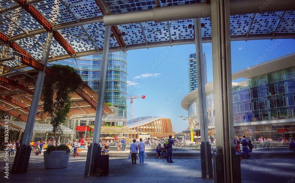 Milano, piazza Gae Aulenti Milano, piazza Gae Aulenti