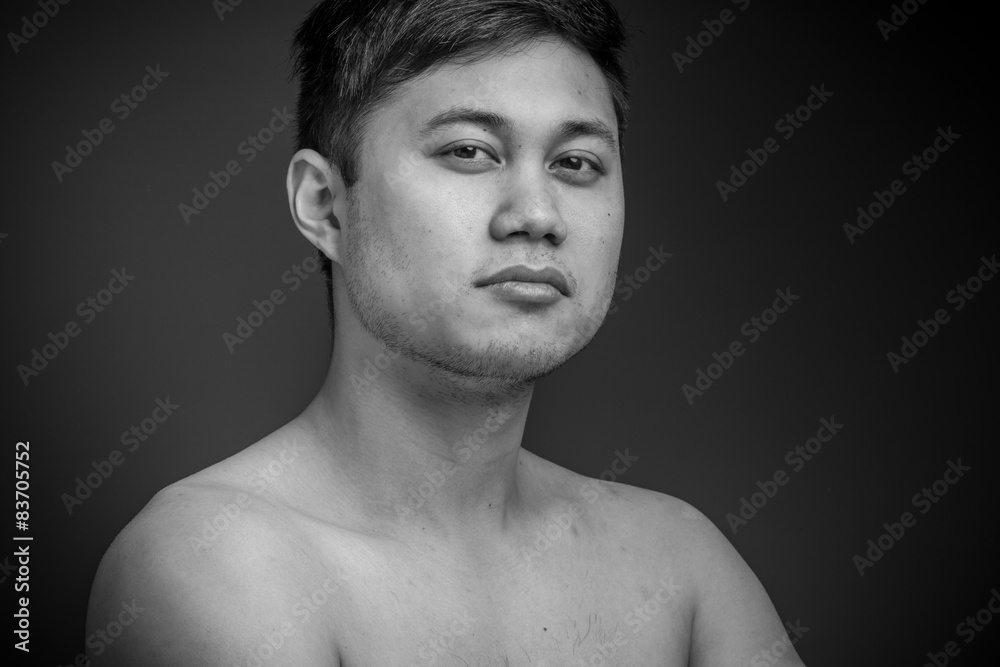 Model successful with arms crossed confident