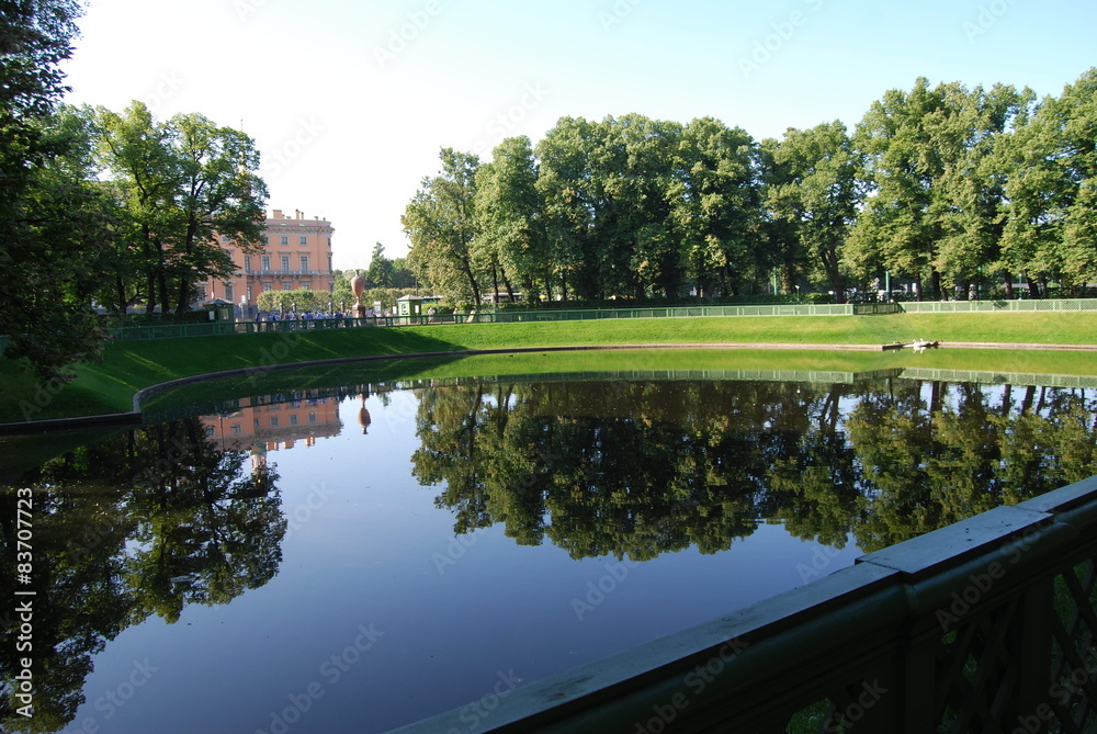 пруд летний сад Петербург