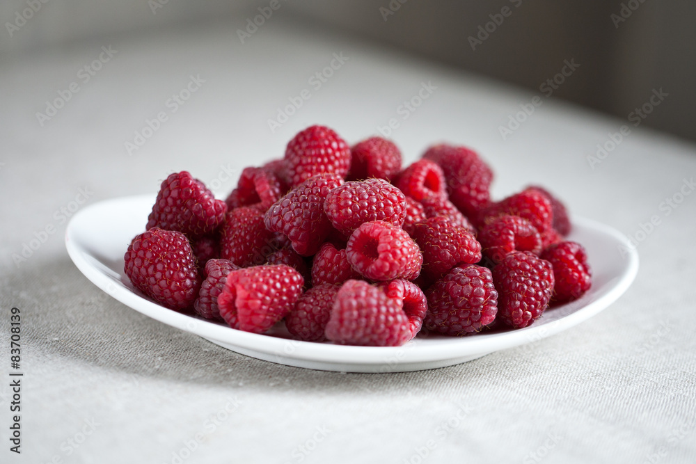 Raspberry on the table Raspberry on the table