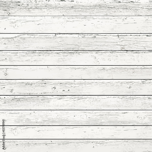 White, gray wooden wall texture, old painted pine planks