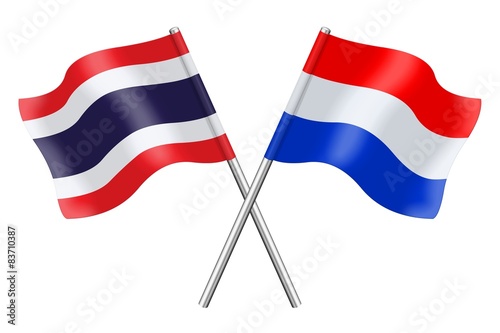 Free Download Flags: Thailand and The Netherlands  - GFXLoad