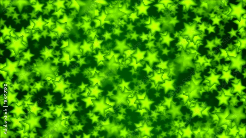 Falling Stars Animation - Loop Green Falling Stars Animation - Loop Green