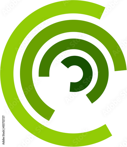 Logo, Icon, Symbol mit Labyrinth photo