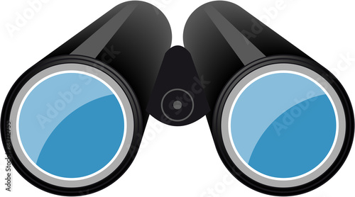 Logo, Icon, Symbol für Fernglas oder Feldstecher