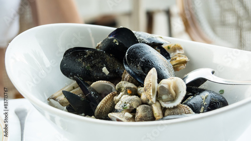 mixed mussels