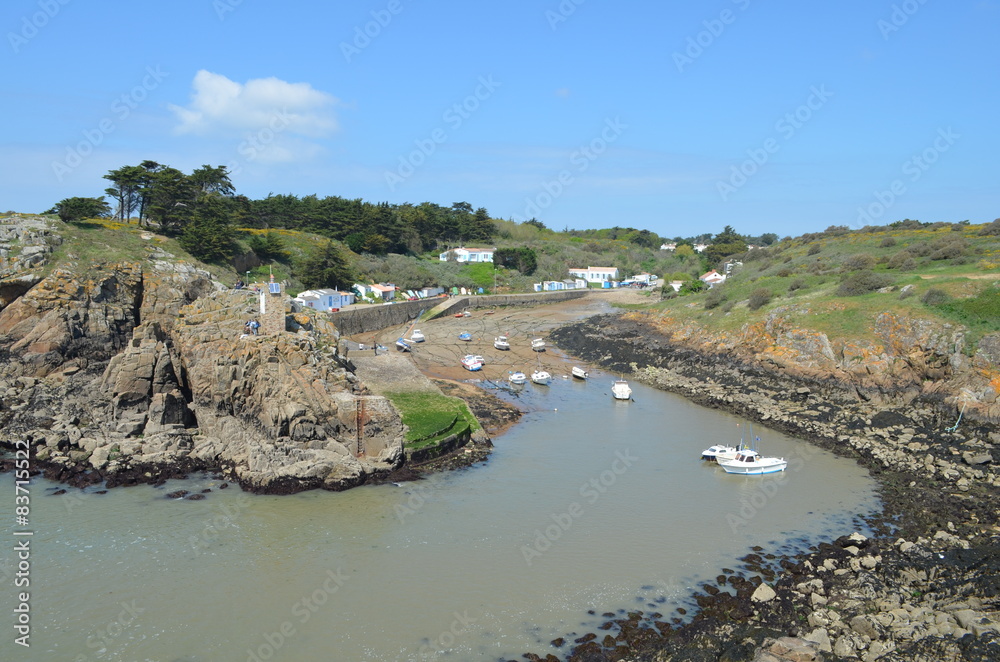 Obraz premium Le port de la Meule - Île d'Yeu (Vendée)