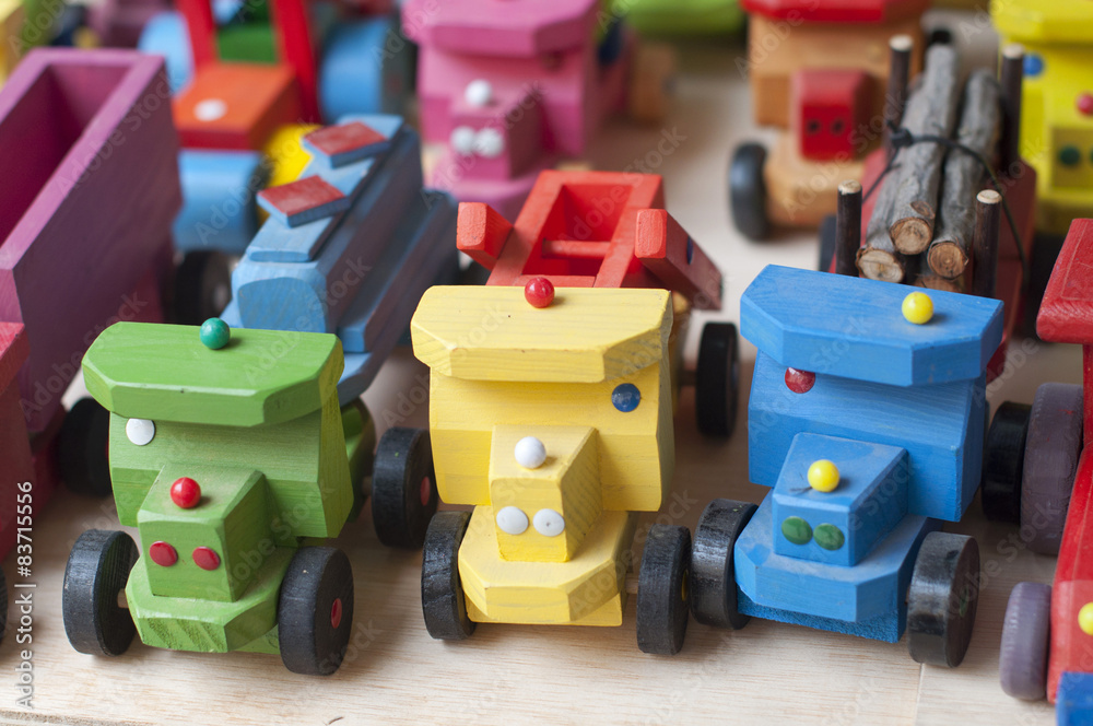 Fototapeta premium Wood toys
