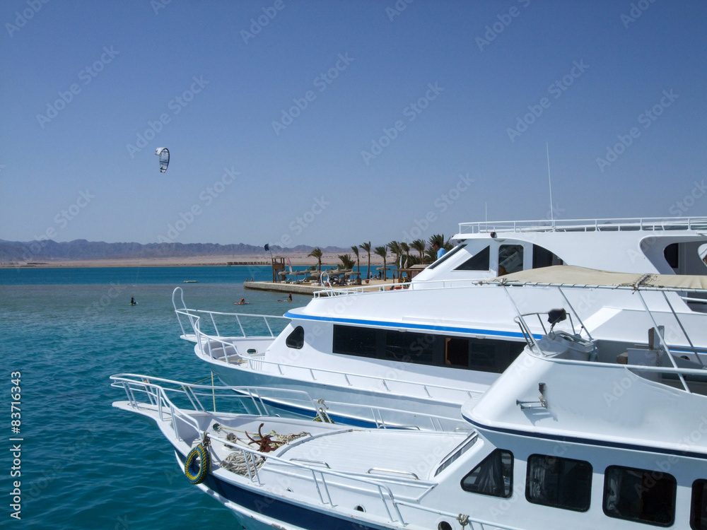 Fototapeta premium Boats at the dock