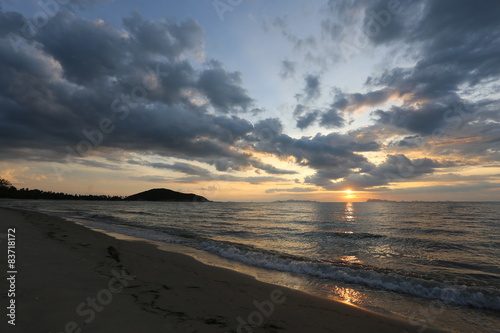 sunset over sea © kostin77