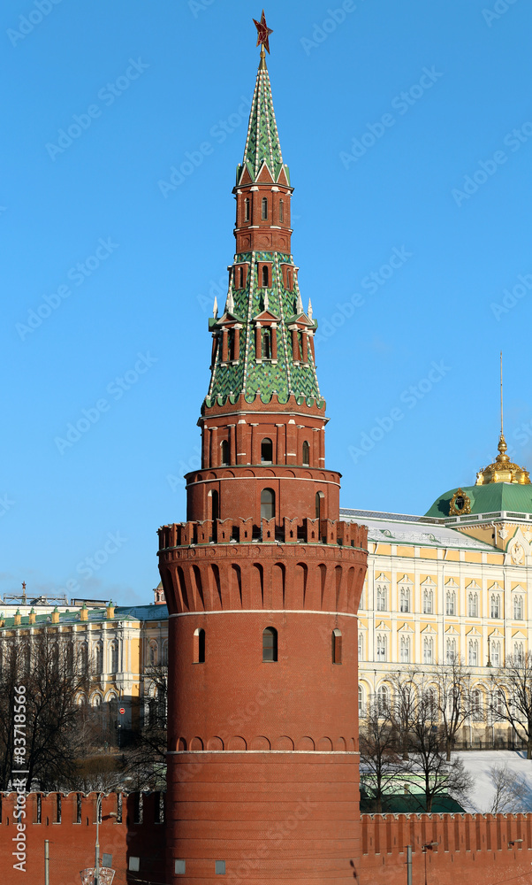 Fototapeta premium Tower of the Moscow Kremlin