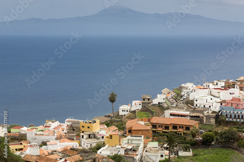 Das Dorf Agulo auf der Insel La Gomera