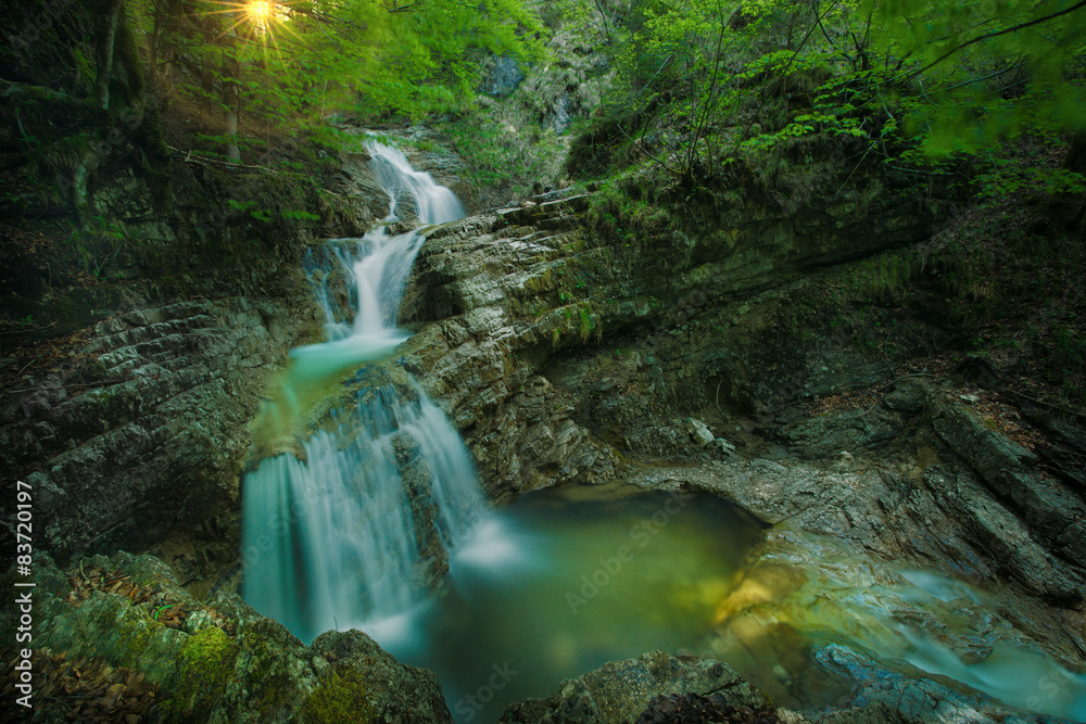 Fototapeta premium Waterfall Grattenbach