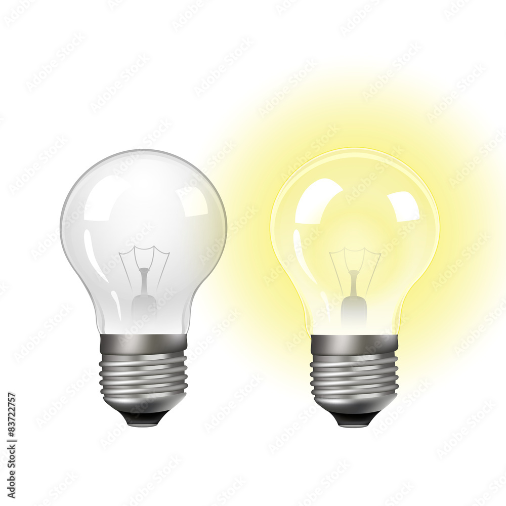 Lamps isolated on white background Lamps isolated on white background