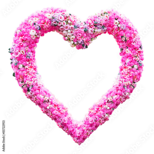 Heart shape of flower
