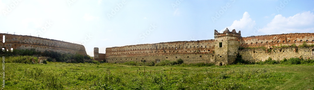 panorama old wall Ukraine