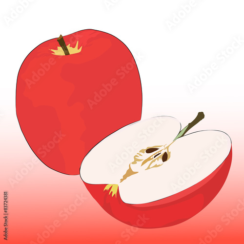 red aplle