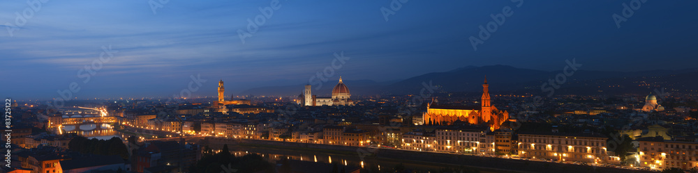 Florence Panorama at dusk