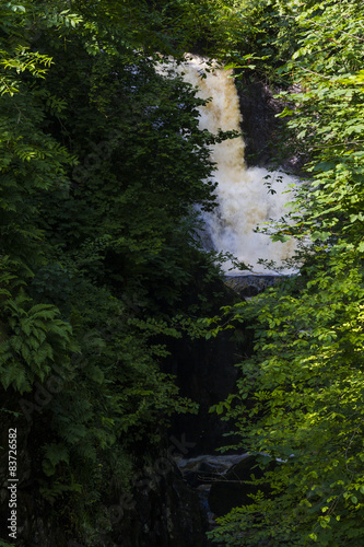 Pecca Twin Waterfalls  Yorkshire Dales  England.