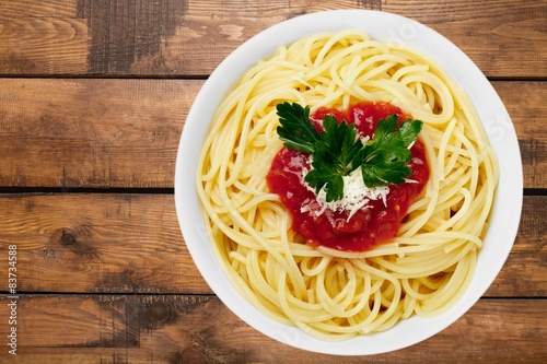 Pasta, Spaghetti, Italian Cuisine.