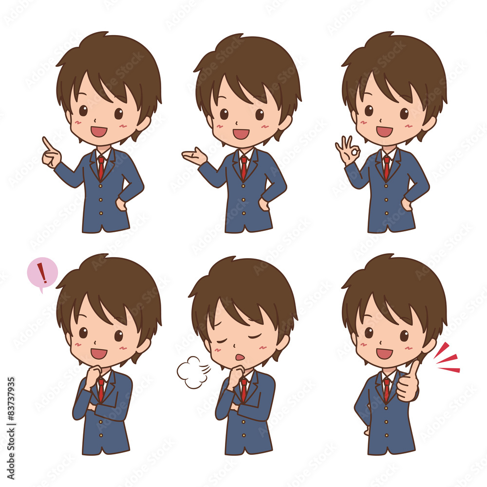 男の子　バリエーション