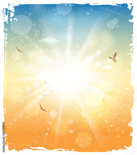 abstract sun