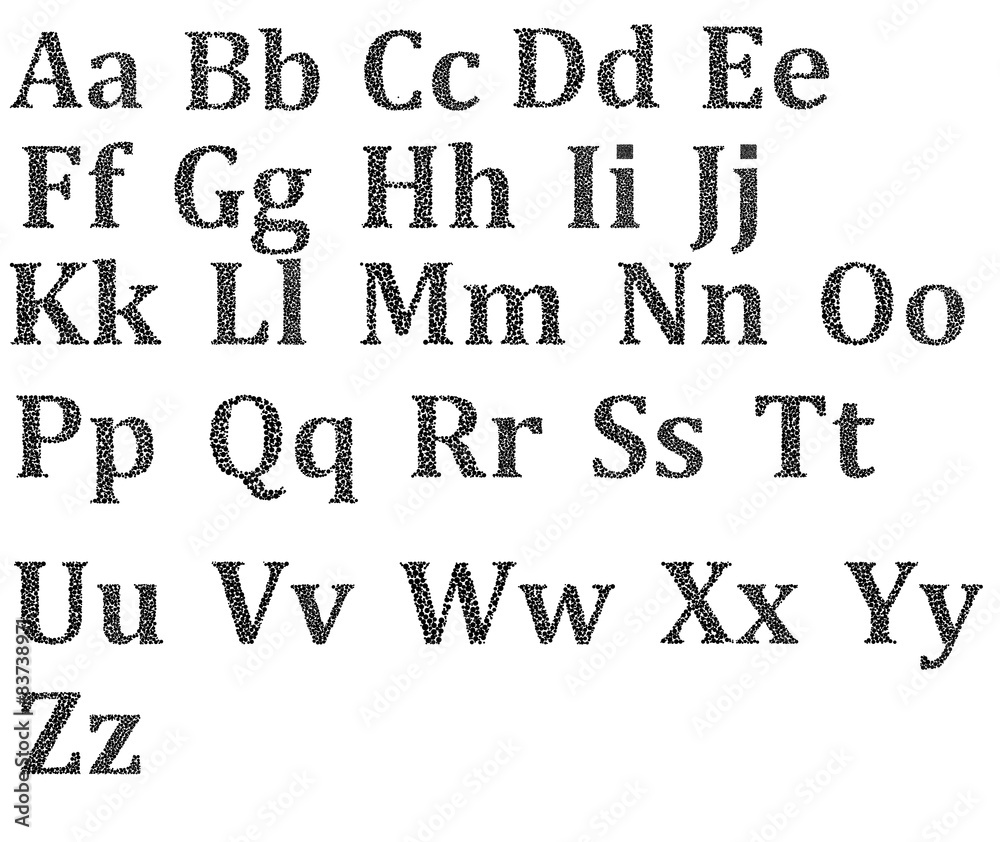 Vector Alphabet Set Image 11 Vector Alphabet Set Image 11