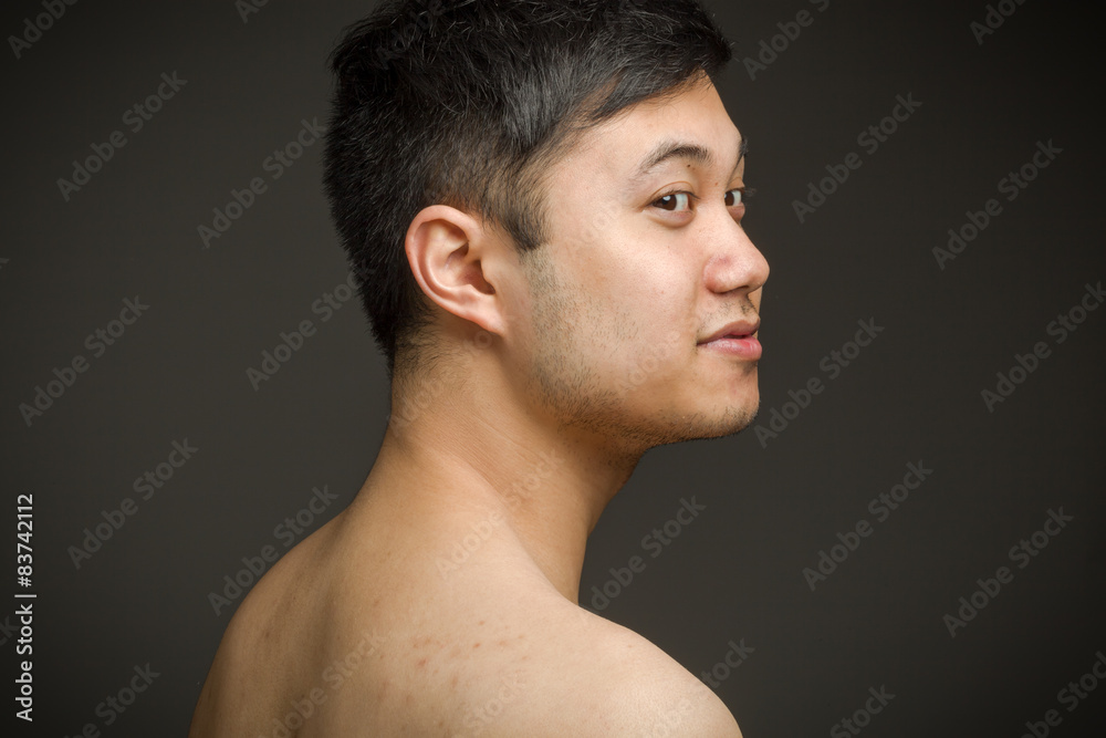 Obraz premium Model isolated turning