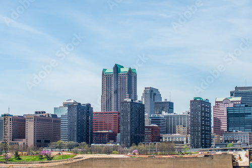 saint louis missouri downtown at daylight