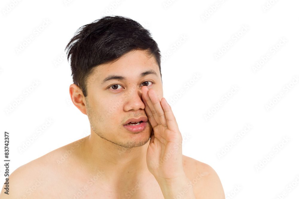 Model isolated talking shouting voice Model isolated talking shouting voice