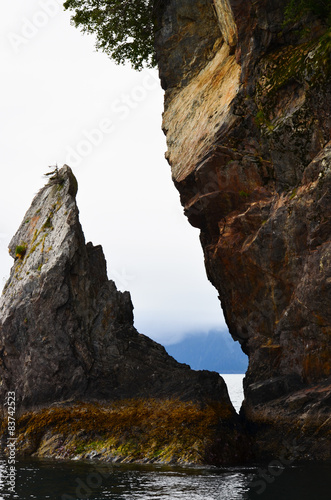 Rock Formation in Prince William Sound, Alaska