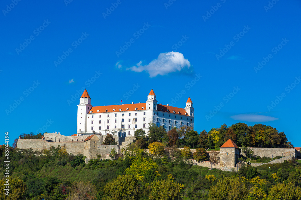 Medieval castle   in Bratislava, Slovakia