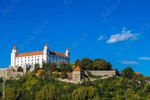 Medieval castle   in Bratislava  Slovakia