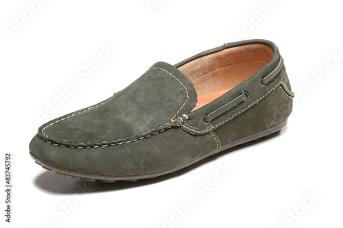Men's Loafer Shoe on white background