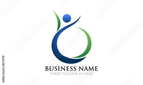 Abstract People Health Care Logo