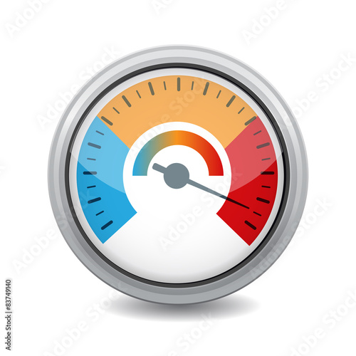 Temperature gauge used in cooking grill with the equipment