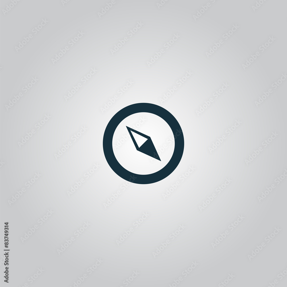Compass icon. Vector illustration. Compass icon. Vector illustration.