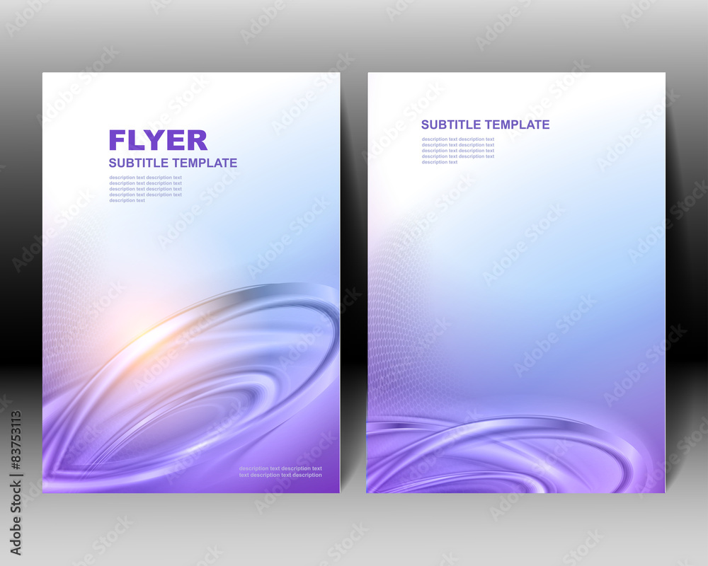 Fototapeta premium Vector brochure template design