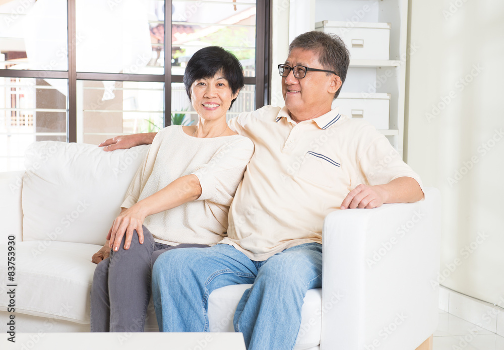 Fototapeta premium asian senior couple