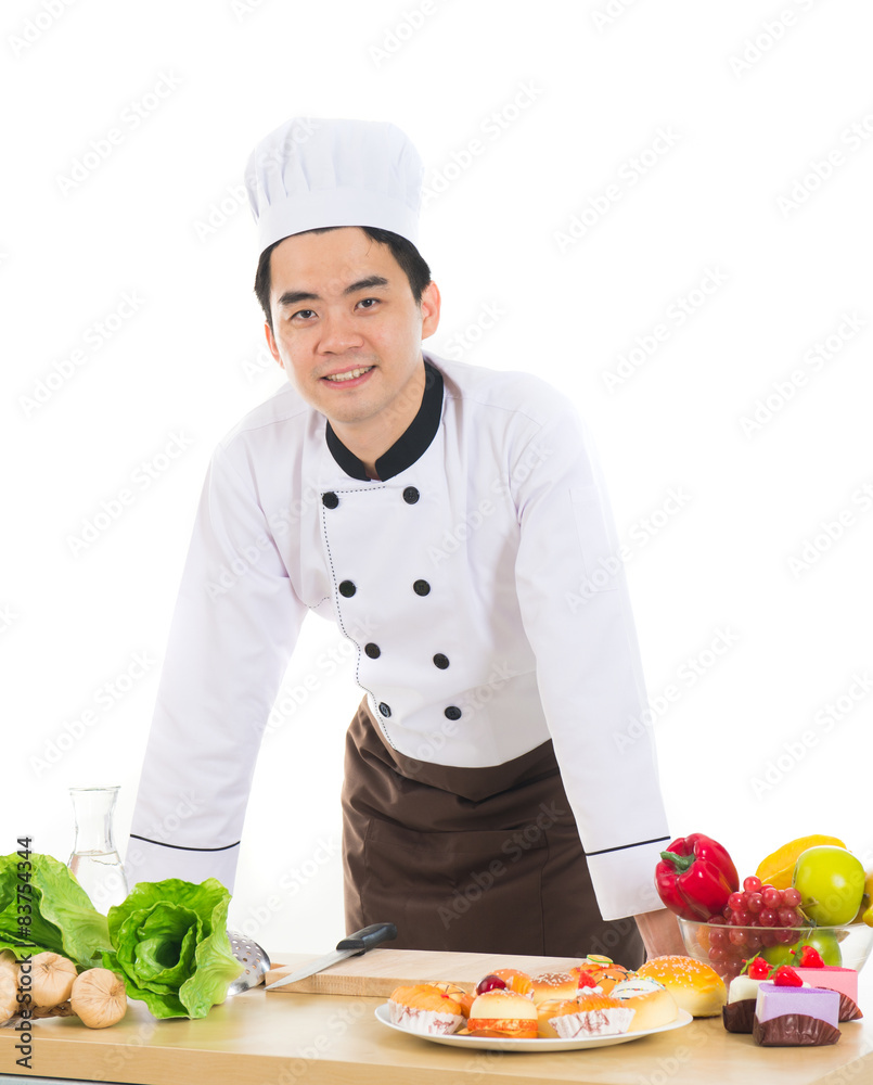 asian male chef asian male chef