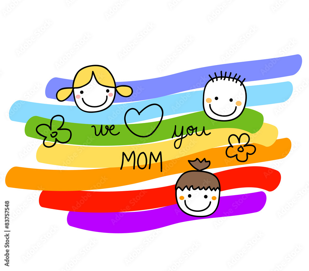 Fototapeta premium happy mothers day