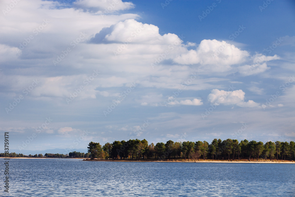 Peaceful lake in Spain