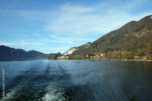 Lake Wolfgangsee in Austria 